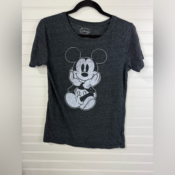 Disney Tops - Disney Mickey Mouse juniors gray graphic tshirt. Size 3/5